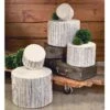 Tripar 12 In. H X 15-3/4 In. W X 15-3/4 In. L Natural Wood Bark Wrapped Risers -Umbra || Yankee Candle Sales 9429db10 b28e 4d88 a3f5 427b2ee23cfe