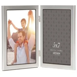 Pinnacle Black/Silver Metal Picture Frame 8.1 In. H X 12 In. W
