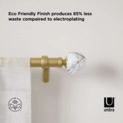 Umbra Venus Gold Curtain Rod 36 In. L X 72 In. L -Umbra || Yankee Candle Sales 97977db9 f247 4c71 91c0 72ccfc433db3
