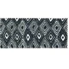 Simple Spaces 21 In. W X 54 In. L Black/White Kenya Accent Rug -Umbra || Yankee Candle Sales 9c5b3061 a52c 4c3a a3fa 230119710c77