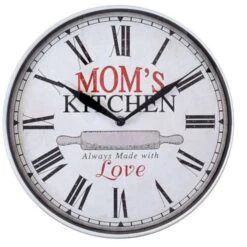 Westclox 12 In. L X 12 In. W Indoor Casual Analog Wall Clock Glass/Plastic Black/White