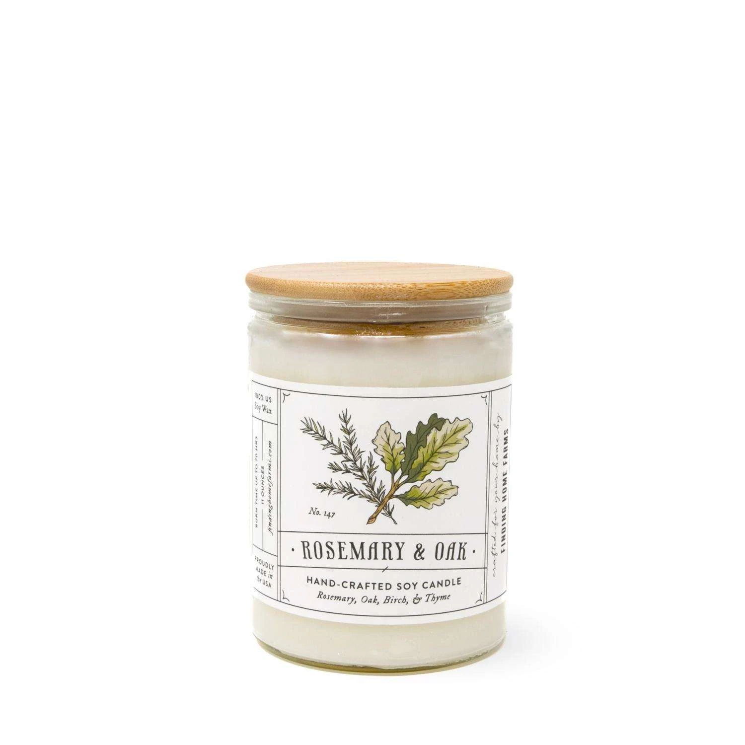 Finding Home Farms White Rosemary & Oak Scent Candle 11 Oz 3 Finding Home Farms White Rosemary & Oak Scent Candle 11 Oz