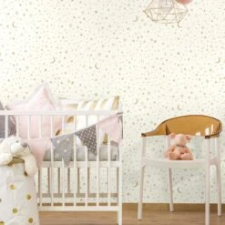 RoomMates 20.5 In. W X 16.5 Ft. L Twinkle Little Star Gold Vinyl Peel And Stick Wallpaper 9 RoomMates 20.5 In. W X 16.5 Ft. L Twinkle Little Star Gold Vinyl Peel And Stick Wallpaper -Umbra || Yankee Candle Sales a0a0facc f451 40cc a0db cac0d3ddc64b