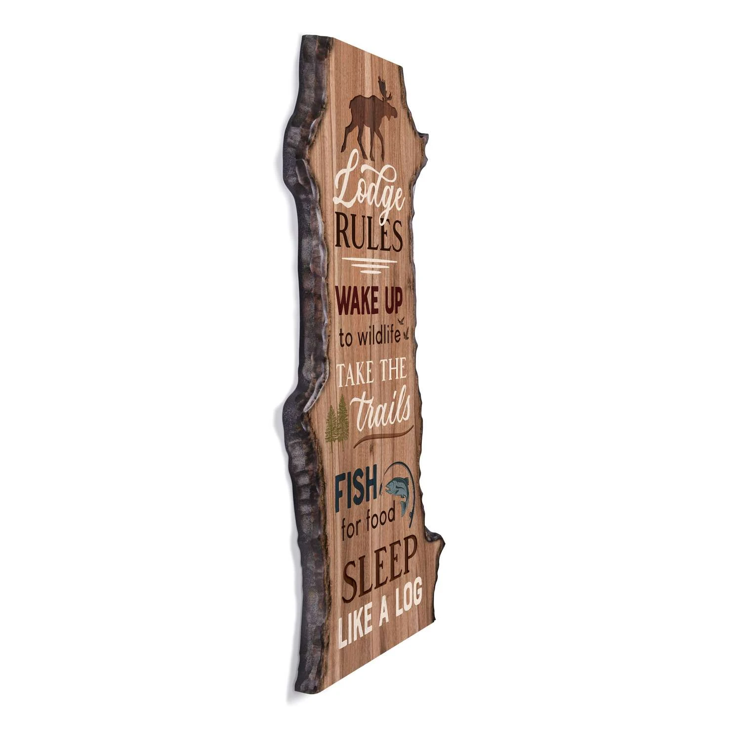 P. Graham Dunn 23.5 In. H X 0.75 In. W X 12 In. L Multicolored Wood Barky Sign 4 P. Graham Dunn 23.5 In. H X 0.75 In. W X 12 In. L Multicolored Wood Barky Sign - Image 2