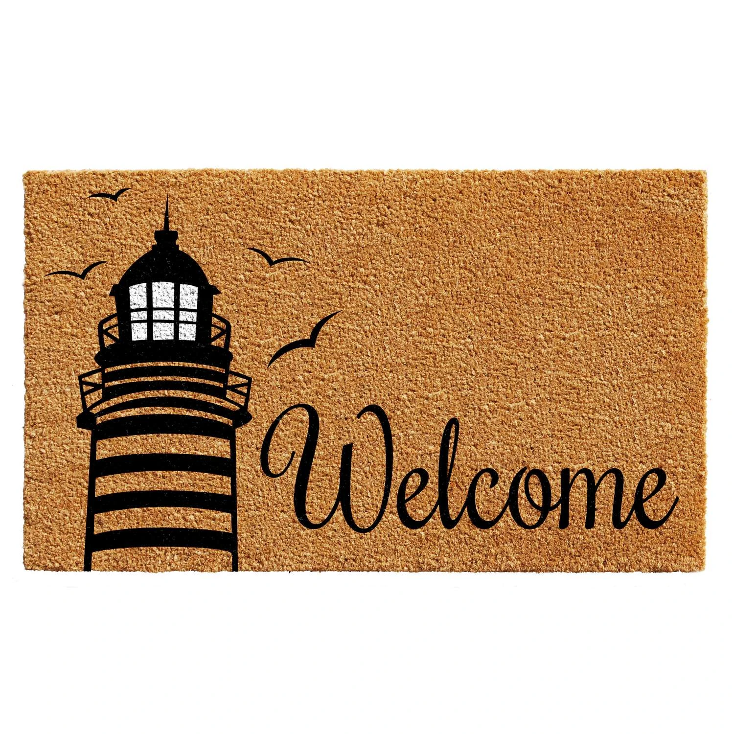 Home & More 1.42 W X 2.42 L Multi-color Lighthouse Welcome Coir Door Mat 3 Home & More 1.42 W X 2.42 L Multi-color Lighthouse Welcome Coir Door Mat