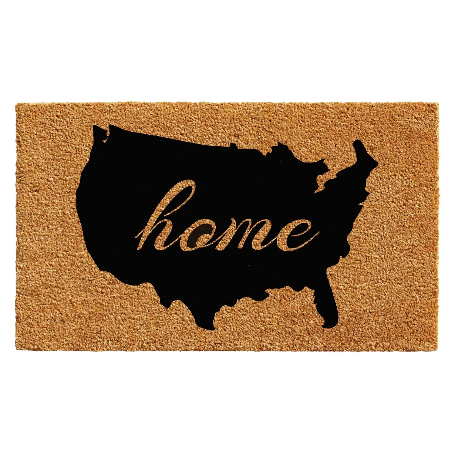 Home & More 2 Ft. W X 3 Ft. L Multi-color USA Home Coir Door Mat 3 Home & More 2 Ft. W X 3 Ft. L Multi-color USA Home Coir Door Mat