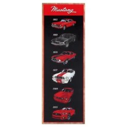 Open Road Brands 24.52 In. H X 0.375 In. W X 8.75 In. L Wood Wall Decor