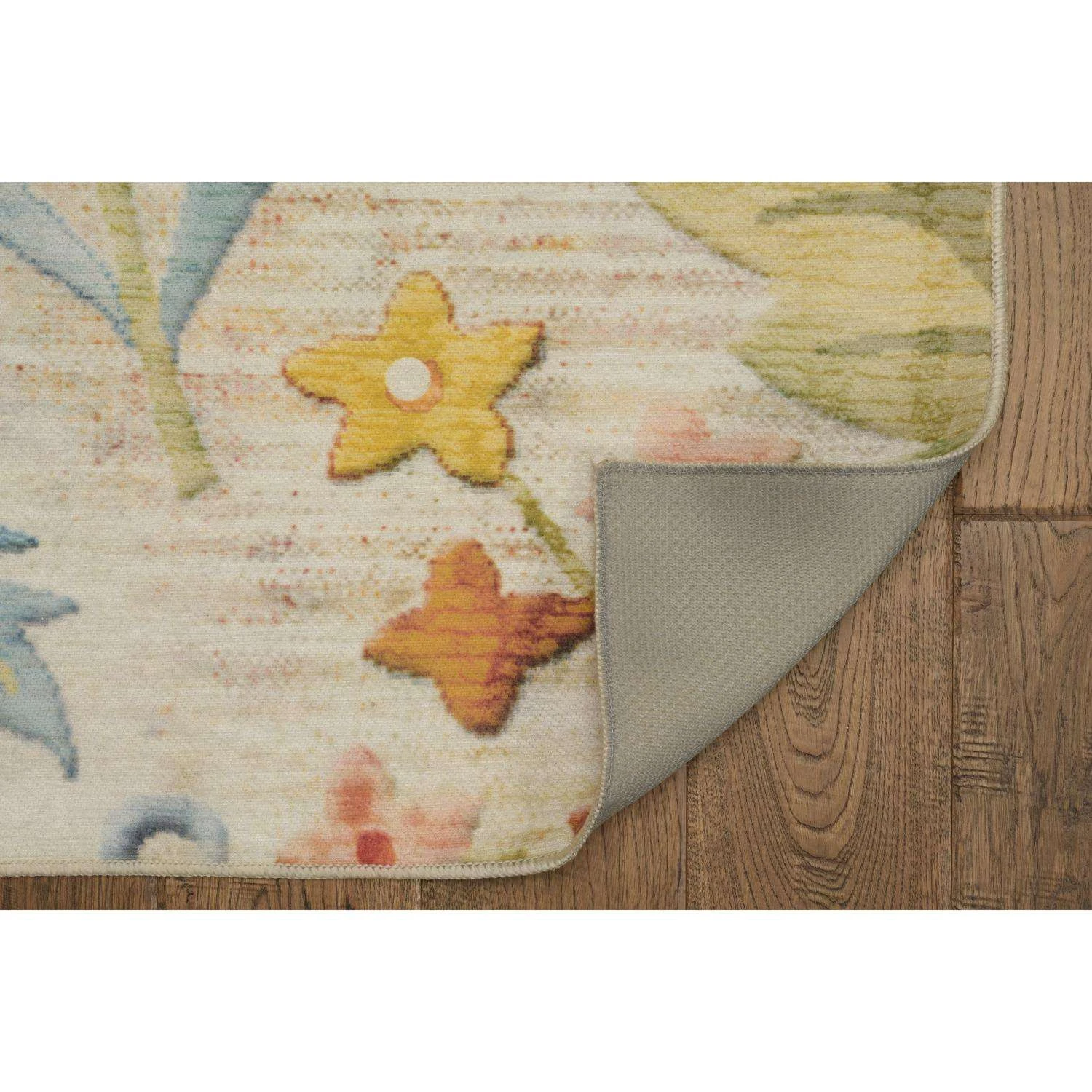 Linon Home Decor 7 Ft. W X 5 Ft. L Ivory/Pink Daytona Polyester Rug 5 Linon Home Decor 7 Ft. W X 5 Ft. L Ivory/Pink Daytona Polyester Rug - Image 3