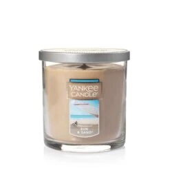 Yankee Candle Tan Sun & Sand Scent Regular Tumbler Candle 7 Oz