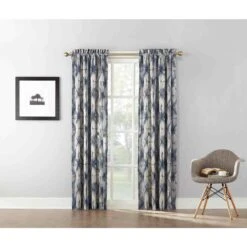 No918 Keenan Gray Curtain 54 In. W X 84 In. L