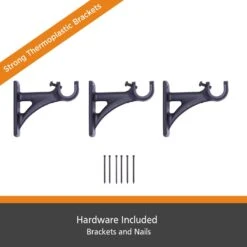Kenney Fast Fit Matte Black Waverly Curtain Rod 42 In. L X 120 In. L -Umbra || Yankee Candle Sales aabd3b58 7303 4fb2 9b6d 223037a0c1db