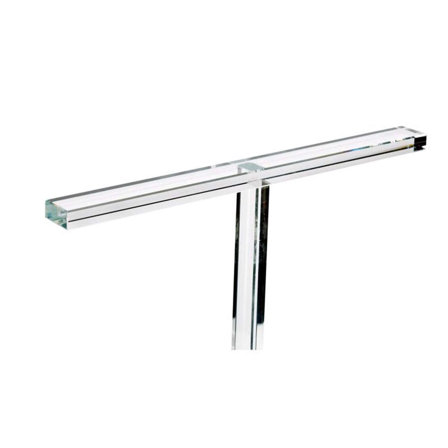 Tripar 14.5 In. H X 5.4 In. W X 9.15 In. L Clear Glass/Metal Double T-Bar Jewelry Stand 4 Tripar 14.5 In. H X 5.4 In. W X 9.15 In. L Clear Glass/Metal Double T-Bar Jewelry Stand - Image 2