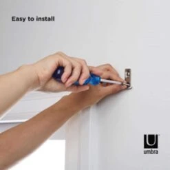 Umbra Twilight Matte Nickel Silver Curtain Rod 88 In. L X 144 In. L -Umbra || Yankee Candle Sales b6d9eaa5 e158 4600 9d76 31880c1ead0d