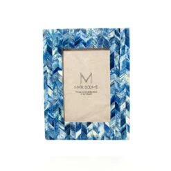 Matr Boomie Artemis Indigo Bone Picture Frame 8.5 In. H X 6.5 In. W