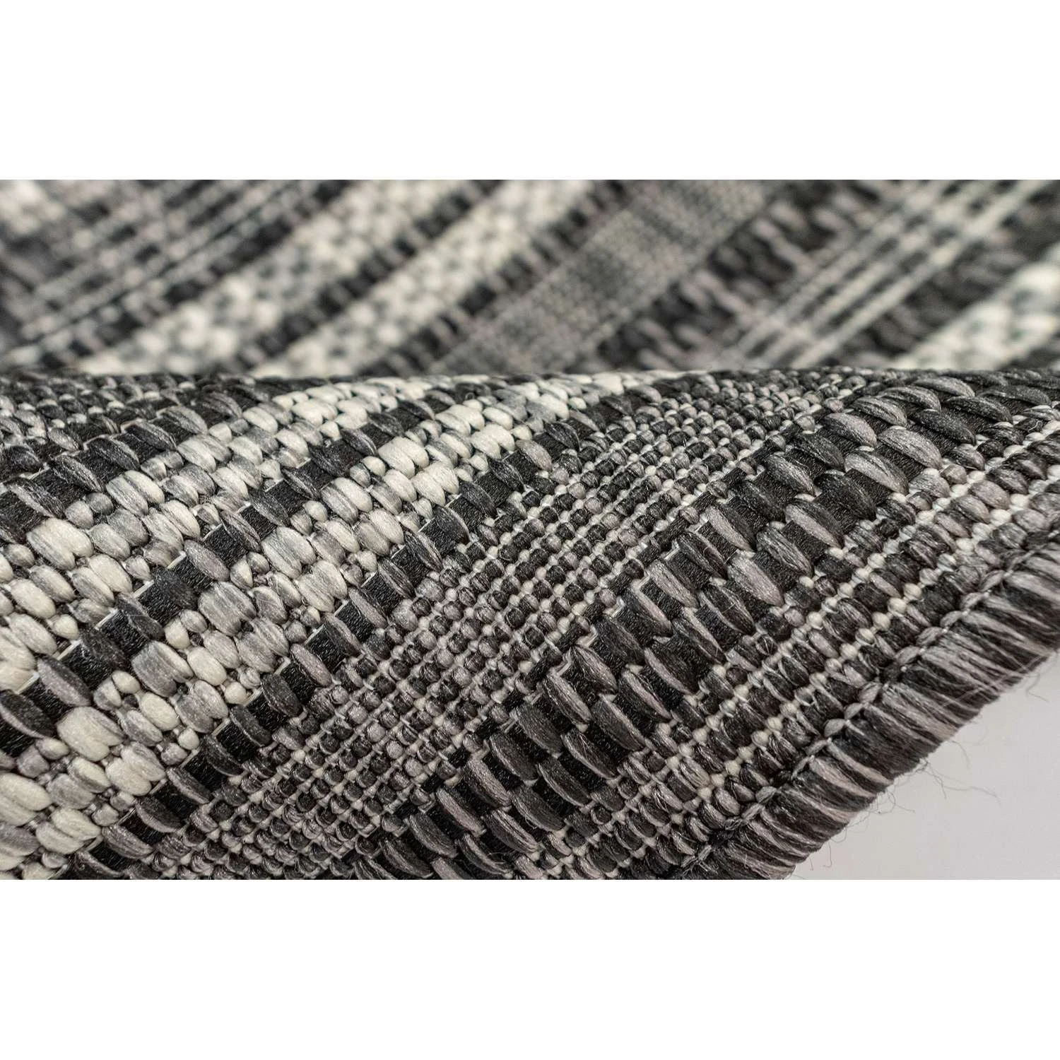 Liora Manne Carmel 7.83 Ft. W X 9.83 Ft. L Black Casual Polypropylene Accent Rug 7 Liora Manne Carmel 7.83 Ft. W X 9.83 Ft. L Black Casual Polypropylene Accent Rug - Image 5