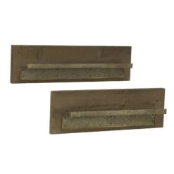 Tripar 7 In. H X 4.5 In. W X 25.88 In. L Rustic Metal/Wood Shelves 7 Tripar 7 In. H X 4.5 In. W X 25.88 In. L Rustic Metal/Wood Shelves -Umbra || Yankee Candle Sales b94b0571 8e6c 44de beb3 c8e44a5dc106