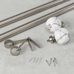 Umbra Venus Brushed Nickel Silver Curtain Rod 42 In. L X 120 In. L 9 Umbra Venus Brushed Nickel Silver Curtain Rod 42 In. L X 120 In. L -Umbra || Yankee Candle Sales b9abd9f9 79d8 430d 928f bf7b154639dd