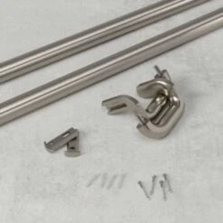 Umbra Matte Nickel Silver Twilight Room Darkening Drapery Rod 88 In. L X 144 In. L -Umbra || Yankee Candle Sales bd1ffc3b 68c2 4396 9f45 2f02ffd21256