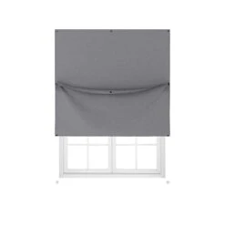 Umbra Nightfall Charcoal Blackout Curtains 51 In. W X 72 In. L