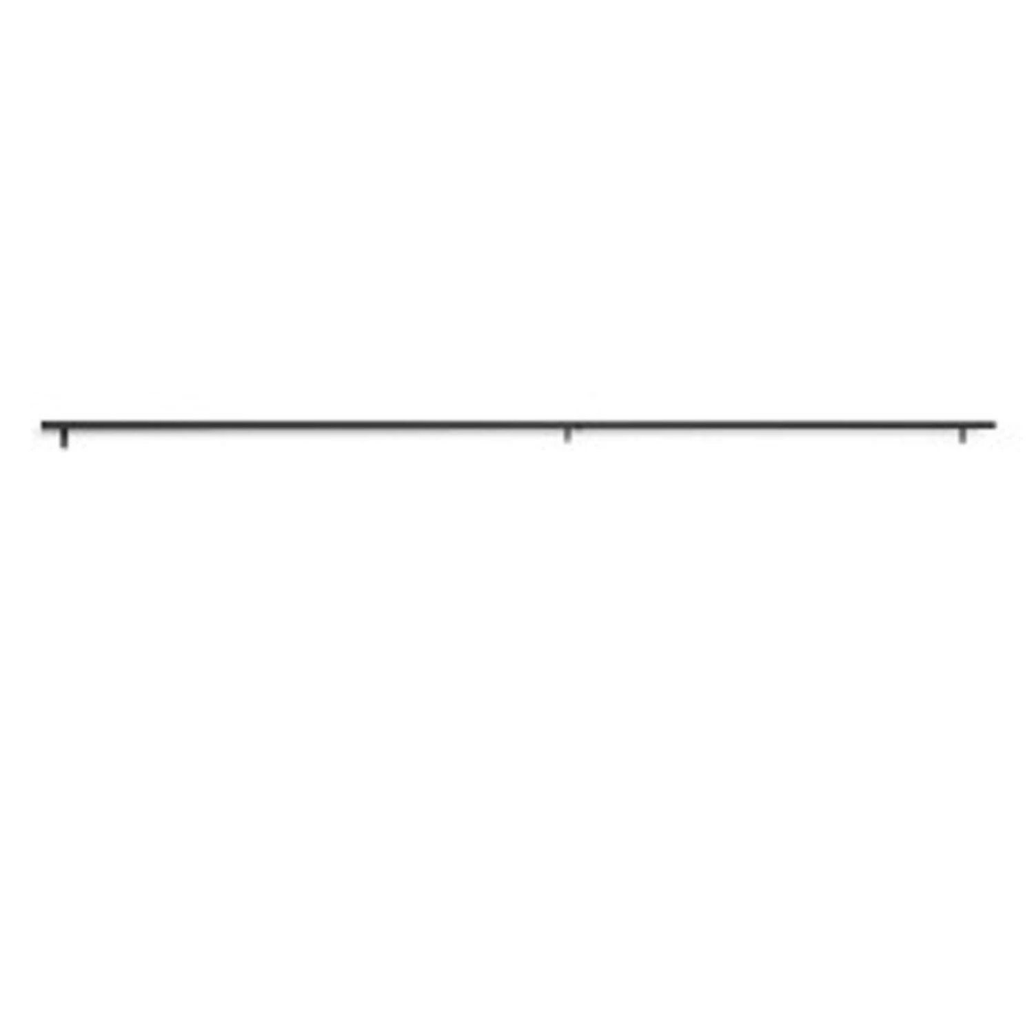 Umbra Zen Matte Black Curtain Rod 32 In. L X 128 In. L 6 Umbra Zen Matte Black Curtain Rod 32 In. L X 128 In. L - Image 4