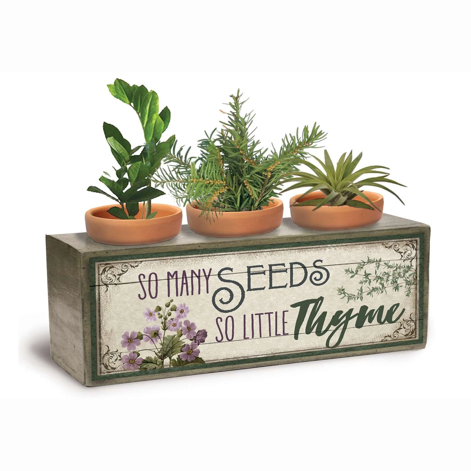 Oak Patch Gifts 10 In. H X 3 In. W X 4 In. L Multicolored Wood Tabletop Potter 3 Oak Patch Gifts 10 In. H X 3 In. W X 4 In. L Multicolored Wood Tabletop Potter