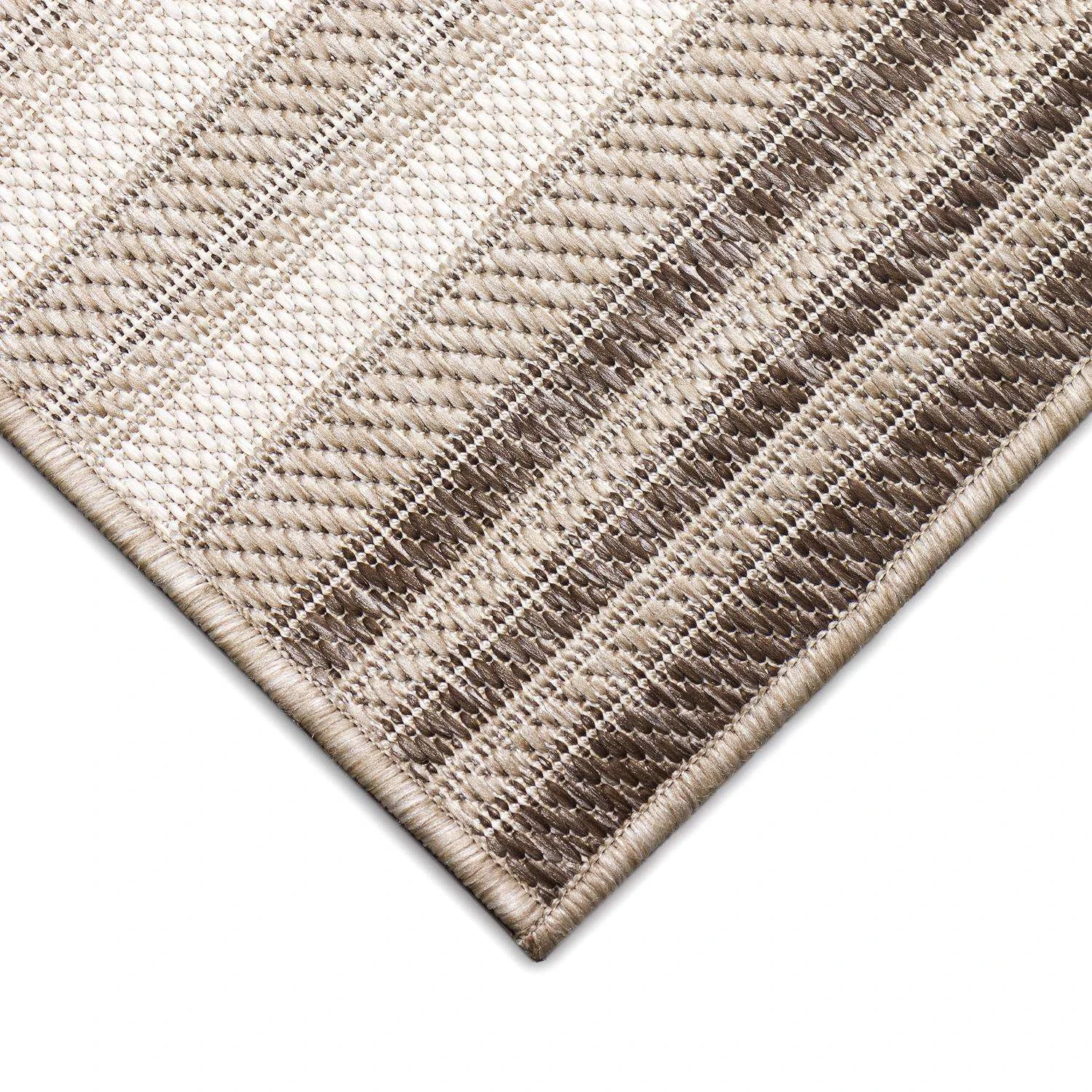 Liora Manne Malibu 4.83 Ft. W X 7.5 Ft. L Neutral Faded Stripe Polypropylene Rug 5 Liora Manne Malibu 4.83 Ft. W X 7.5 Ft. L Neutral Faded Stripe Polypropylene Rug - Image 3
