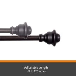 Kenney Fast Fit Weathered Brown Finn Curtain Rod 66 In. L X 120 In. L -Umbra || Yankee Candle Sales c6078474 1380 40ab be0c 806c9f0edfb6