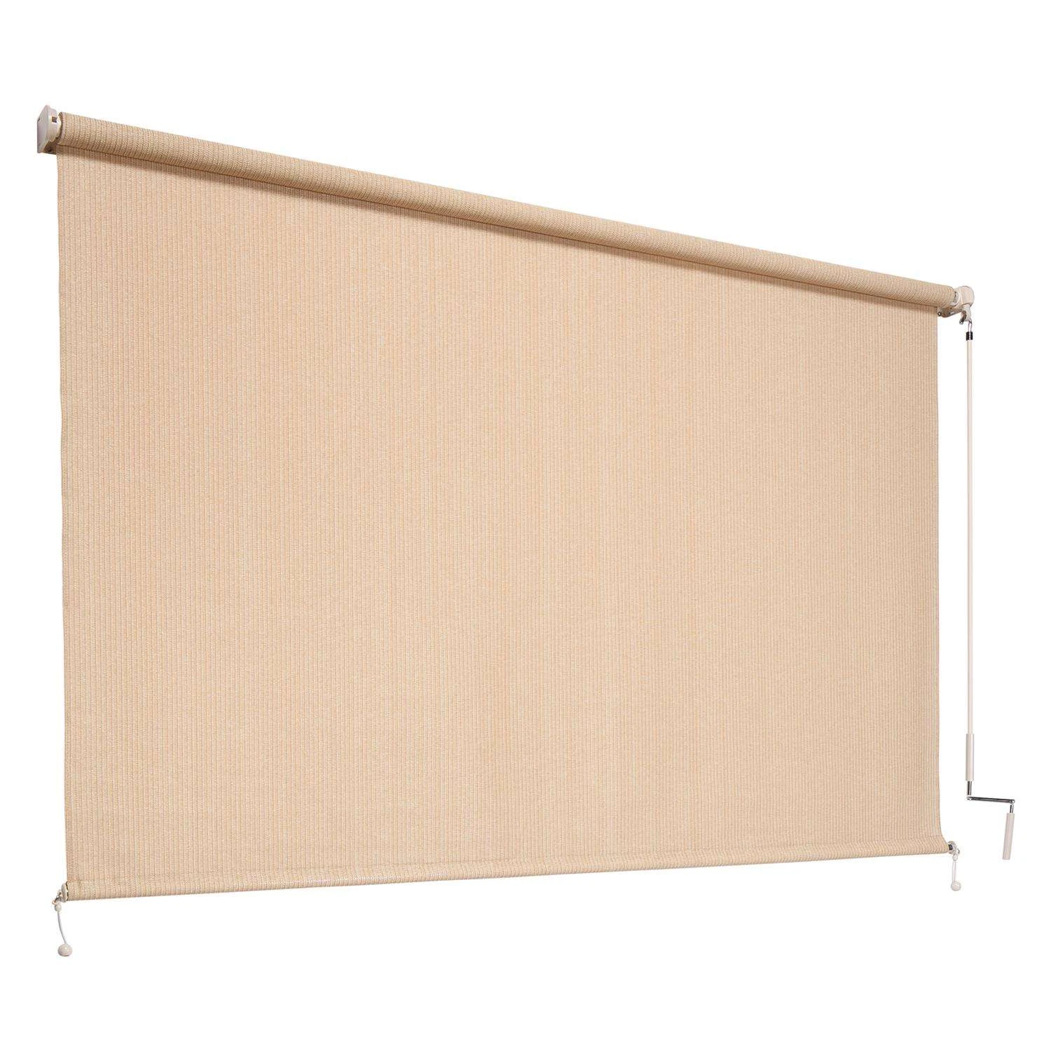 Coolaroo Beige Roll-Up Exterior Window Shade 72 In. W X 72 In. L 5 Coolaroo Beige Roll-Up Exterior Window Shade 72 In. W X 72 In. L - Image 3