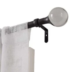 Umbra Orba Matte Black Curtain Rod 72 In. L X 144 In. L -Umbra || Yankee Candle Sales ca9acfb0 9f6a 428a 85d5 8789e986416e