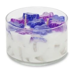 Primal Elements Blue/Purple/White Lilac Scent 2 Wick Candle