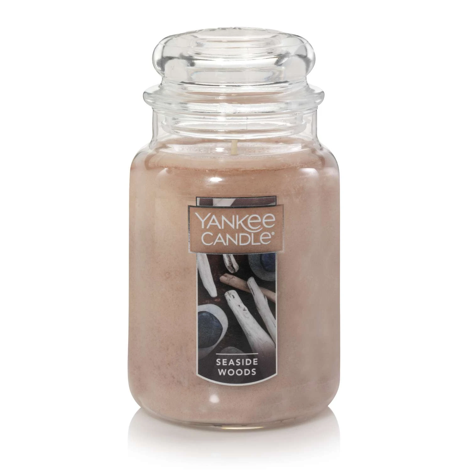 Yankee Candle Tan Seaside Woods Scent Large Candle Jar 22 Oz 3 Yankee Candle Tan Seaside Woods Scent Large Candle Jar 22 Oz