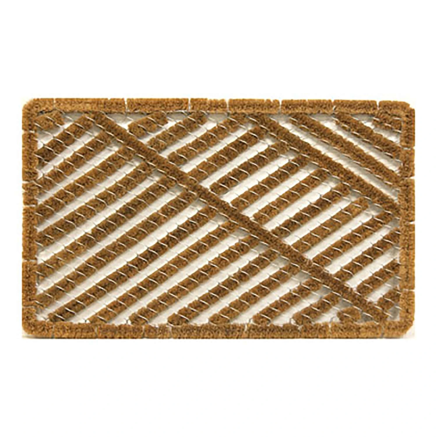 Sports Licensing Solutions 18 In. W X 30 In. L Brown Wire Brush Coir Utility Mat 3 Sports Licensing Solutions 18 In. W X 30 In. L Brown Wire Brush Coir Utility Mat
