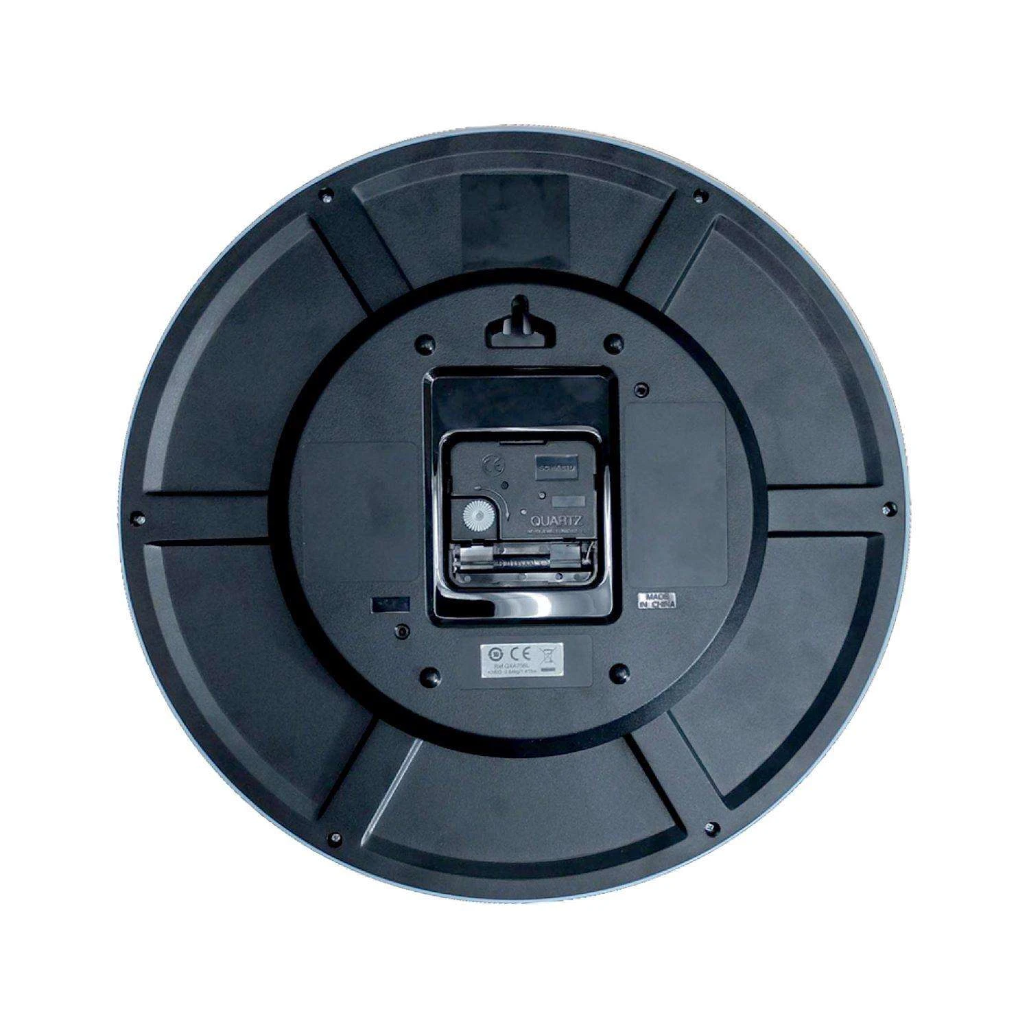 Seiko 12 In. L X 1.81 In. W Indoor Classic Analog Wall Clock Glass/Plastic Gray 5 Seiko 12 In. L X 1.81 In. W Indoor Classic Analog Wall Clock Glass/Plastic Gray - Image 3