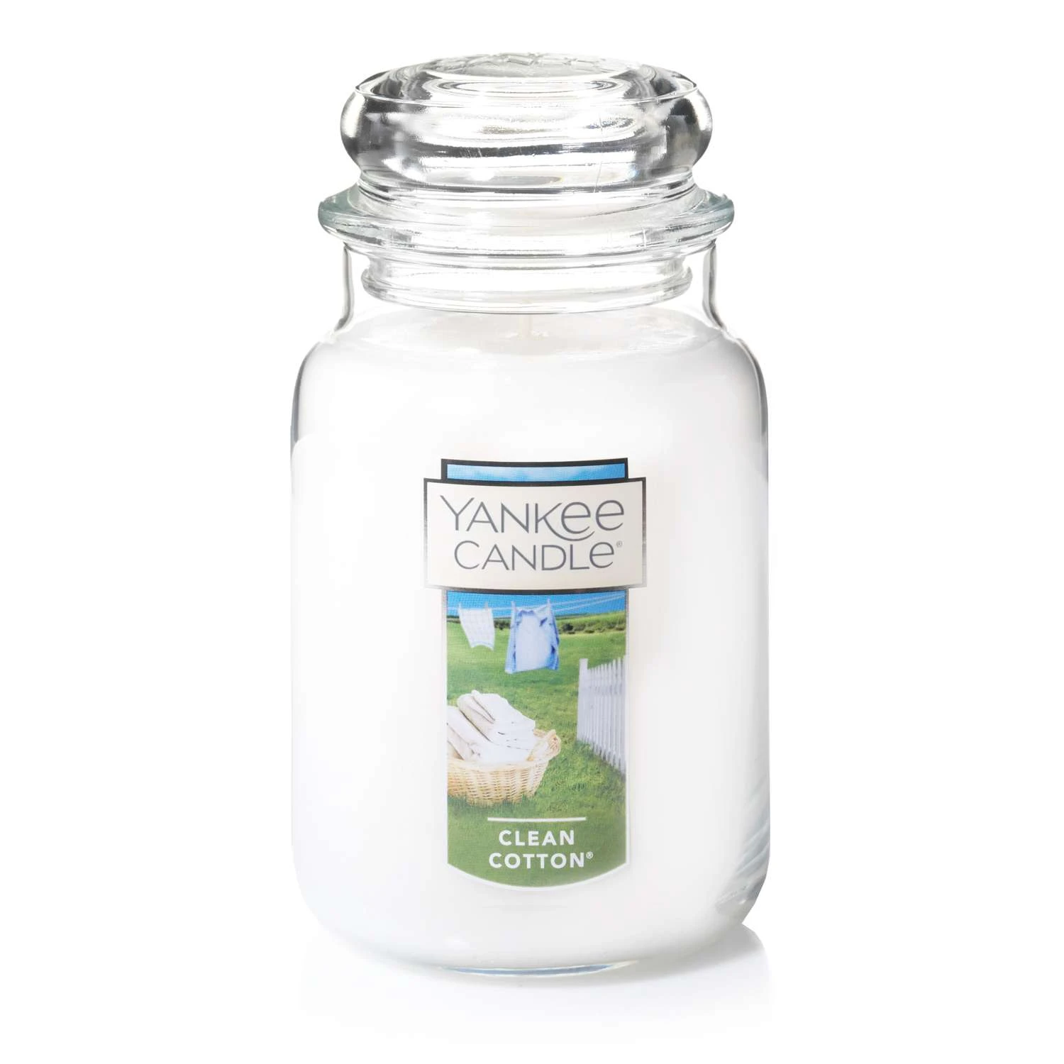 Yankee Candle White Clean Cotton Scent Original Candle Jar 22 Oz 3 Yankee Candle White Clean Cotton Scent Original Candle Jar 22 Oz