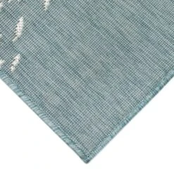 Liora Manne Carmel 4.83 In. W X 7.5 In. L Aqua Casual Polypropylene Accent Rug -Umbra || Yankee Candle Sales e799f07f 3d34 473c 9bc3 bb979b203035