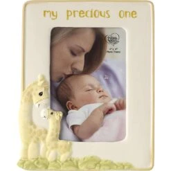 Precious Moments Multicolored Ceramic Photo Frame 8.5 In. H X 6.5 In. W