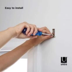 Umbra Twilight Matte Nickel Silver Curtain Rod 48 In. L X 88 In. L -Umbra || Yankee Candle Sales ea5838a3 d356 48b3 a517 028ab323c563