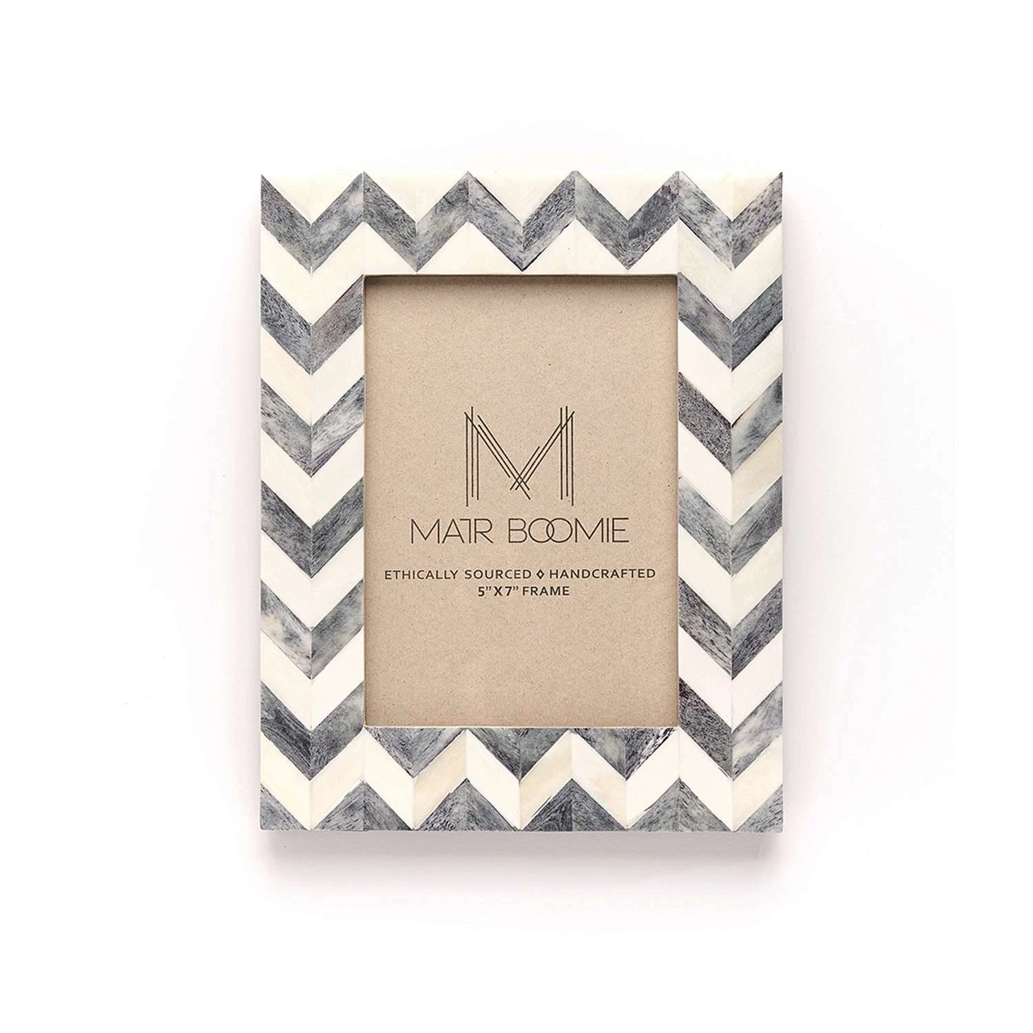 Matr Boomie Rudra Storm Black/Sandal Bone Picture Frame 9.5 In. H X 7.5 In. W 2 Matr Boomie Rudra Storm Black/Sandal Bone Picture Frame 9.5 In. H X 7.5 In. W