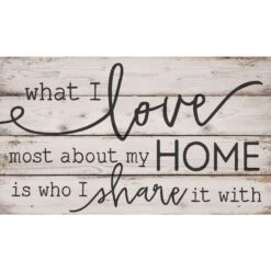 P. Graham Dunn 14 In. H X 1 In. W X 24 In. L Black/White Wood Wall Art