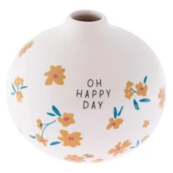 Karma Gifts 3.25 In. H X 3.75 In. W X 3.75 In. L Multicolored Ceramic Bud Vase