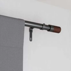 Umbra Blok Gun Metal Gray Modern Curtain Rod 36 In. L X 72 In. L -Umbra || Yankee Candle Sales fd6ec52e b4aa 442f bf35 ae911607eeff