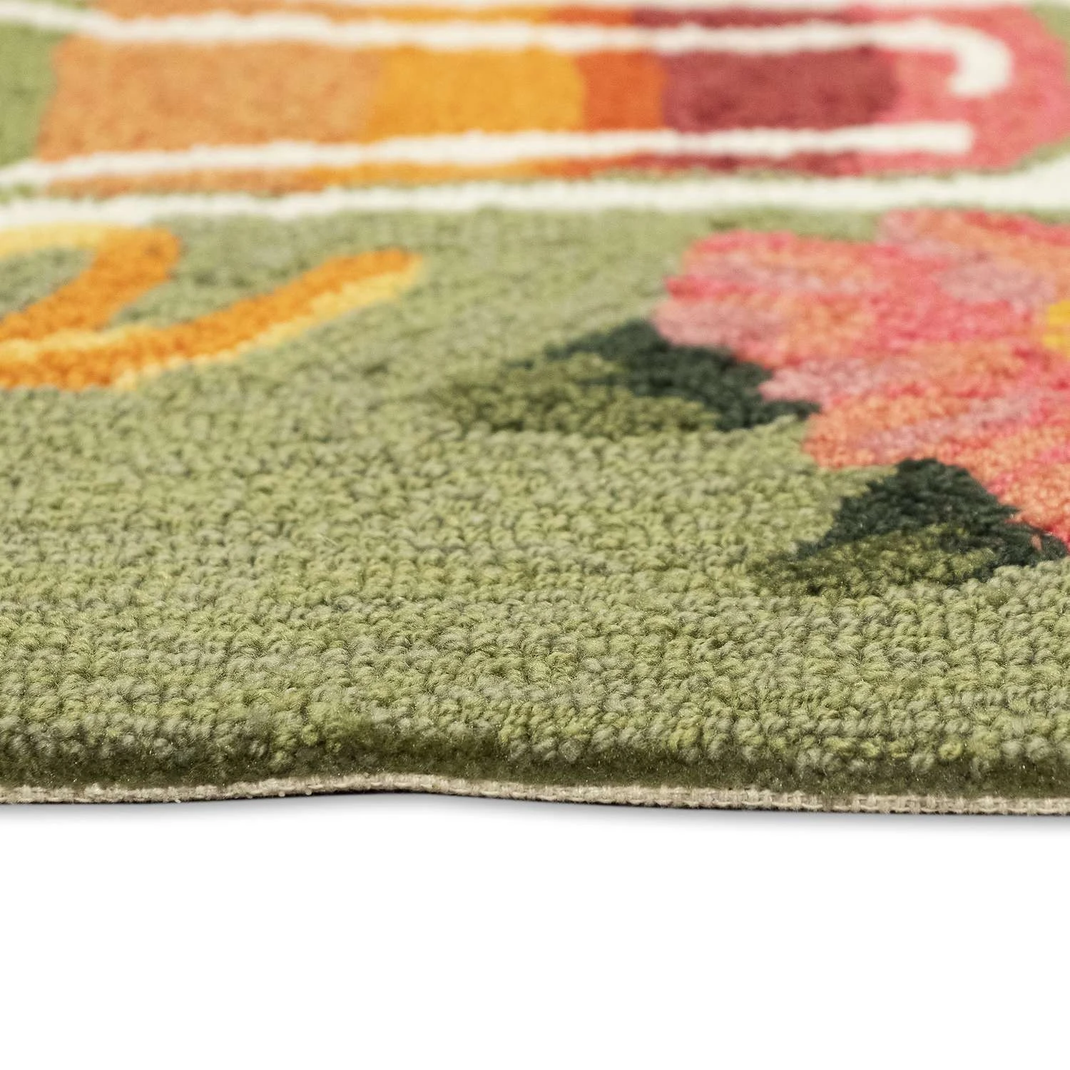 Liora Manne Frontporch 2 W X 3 L Green Happy Drinks Acrylic/Polyester Accent Rug 6 Liora Manne Frontporch 2 W X 3 L Green Happy Drinks Acrylic/Polyester Accent Rug - Image 4